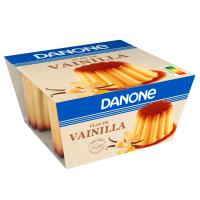 Flam de vainilla DANONE, pack 4x110 g