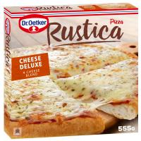 Pizza rústica 4 quesos DR. OETKER, caja 555 g