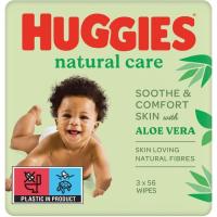 Tovalloletes natural care HUGGIES, pack 2+1 u