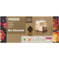 Turrón alicante EROSKI, caja 250 g