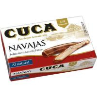 Navalla al natural 4/8 peces CUCA, llauna 65 g