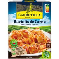 Raviolis con carne CARRETILLA, bandeja 350 g