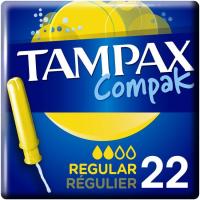 Tampó regular TAMPAX Compak, caixa 22 u