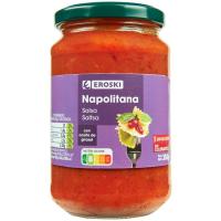 Salsa napolitana EROSKI, flascó 350 g