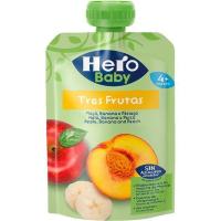 Bosseta de 3 fruites HERO Baby, doypack 100 g