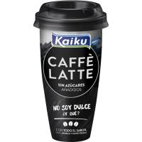 Caffe Latte sense sucre KAIKU, got 230 ml
