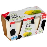 Iogurt desnatat sabor llima i llimona LA TORRE, pack 2x125 g