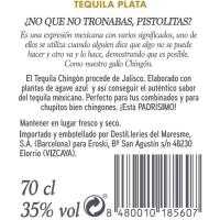 Tequila Blanc CHINGON, ampolla 70 cl