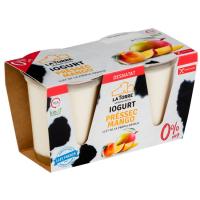 Iogurt desnatat mango préssec LA TORRE, pack 2x125 g