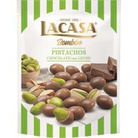 Divinos bombón pistacho-choco leche LACASA, doypack 100 g