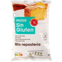 Mix harina de repostería sin gluten EROSKI, paquete 1 kg