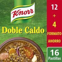 Caldo de carne KNORR Starlux, 12+4 pastillas, caja 120+40 g