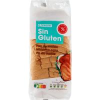 Pan de molde sin gluten EROSKI, paquete 350 g