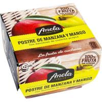 Postre de manzana y mango ANELA, pack 2x100 g