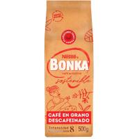 Cafè en gra descafeïnat BONKA, paquet 500 g