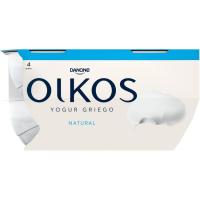 Iogurt grec natural OIKOS, pack 4x110 g