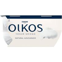 Iogurt grec natural ensucrat OIKOS, pack 4x110 g