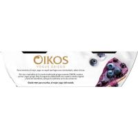 Iogurt grec sabor pastís de nabius OIKOS, pack 2x110 g