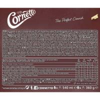 Corneto de xocolata CORNETTO, 6 u, caixa 360 g