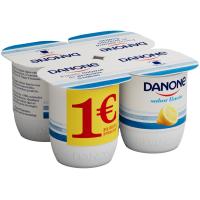 Iogurt sabor de llimona DANONE, pack 4x120 g