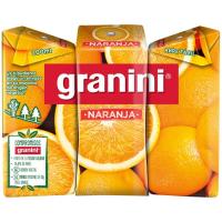Nèctar de taronja GRANINI, pack 3x20 cl