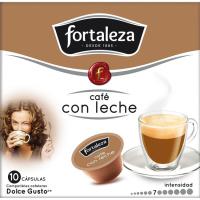 Con leche, 26 cápsulas Dolce Gusto® (formato ahorro) - Cafés Baqué