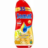 Rentavaixella màquina gel llimona SOMAT, ampolla 35 dosi