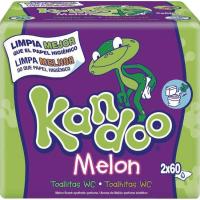 Tovalloletes wc meló KANDOO, pack 2x60 u