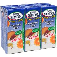 Lacto suc Carib DON SIMON, pack 6x200 ml