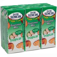 Lacto suc Tropical DON SIMON, pack 6x200 ml