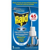 Insecticida elèctric líquid 45 nits RAID, recanvi 1 u