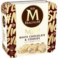 Mini bombó xoco blanc&cookies MAGNUM, 6 u., caixa 270 g
