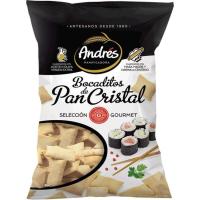 Bocadito de pan cristal con aceite de oliva ANDRÉS, bolsa 130 g