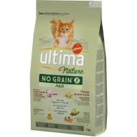 Aliment no grain gat adult de gall dindi ULTIMA NATURE, sac 1,1 kg