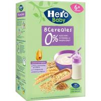 Farinetes 8 cereals HERO, caixa 340 g