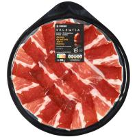 Jamón de bellota 100% ibérico EROSKI SELEQTIA, sobre 80 g