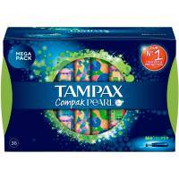 Tampó Compak Pearls super TAMPAX, caixa 36 u