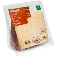 Queso curado cortado EROSKI, cuña 250 g