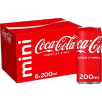 Refresc de cola COCA COLA, pack 6x20 cl