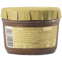 Paté de olivada CASA TARRADELLAS, frasco 125 g