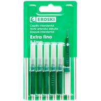 Cepillo intredental extrafino EROSKI, pack 6 uds