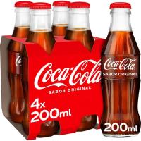 Refresc de cola COCA-COLA, pack 4x20 cl