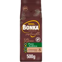 Cafè en gra pur aràbica BONKA, paquet 500 g
