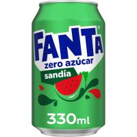 Refresc sense sucre sabor síndria FANTA, llauna 33 cl