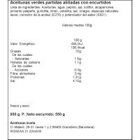 Aceituna picante eléctrica IRUELA, frasco 600 g