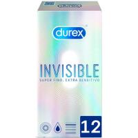 Preservatius invisible sensitive DUREX, caixa 12 u