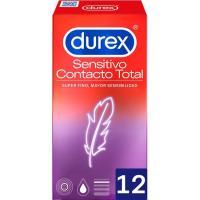 Preservatius sensitive contacte total DUREX, caixa 12 u.
