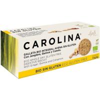 Galleta s/gluten Bio avena, quinoa CAROLINA, caja 115 g