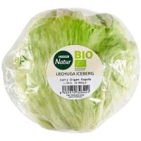 Lechuga iceberg ecológica EROSKI NATUR BIO, pieza aprox. 400 g