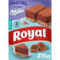 Pastís de mousse de xocolata Milka ROYAL, caixa 215 g